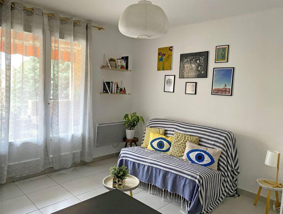 Joli Studio A 6 Min A Pied De La Plage Sanary-sur-Mer Exterior foto